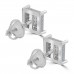 0.51 ct Round Cut Cubic Zirconia Stud Earrings in Screw Back
